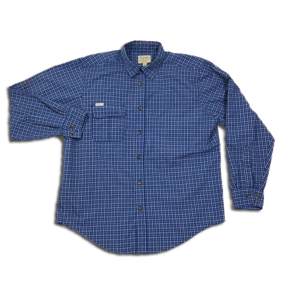 Cabela’s Other - Cabela’s Blue and White Plaid Button Down